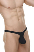 PetitQ Men's Thong Argis Skine Black