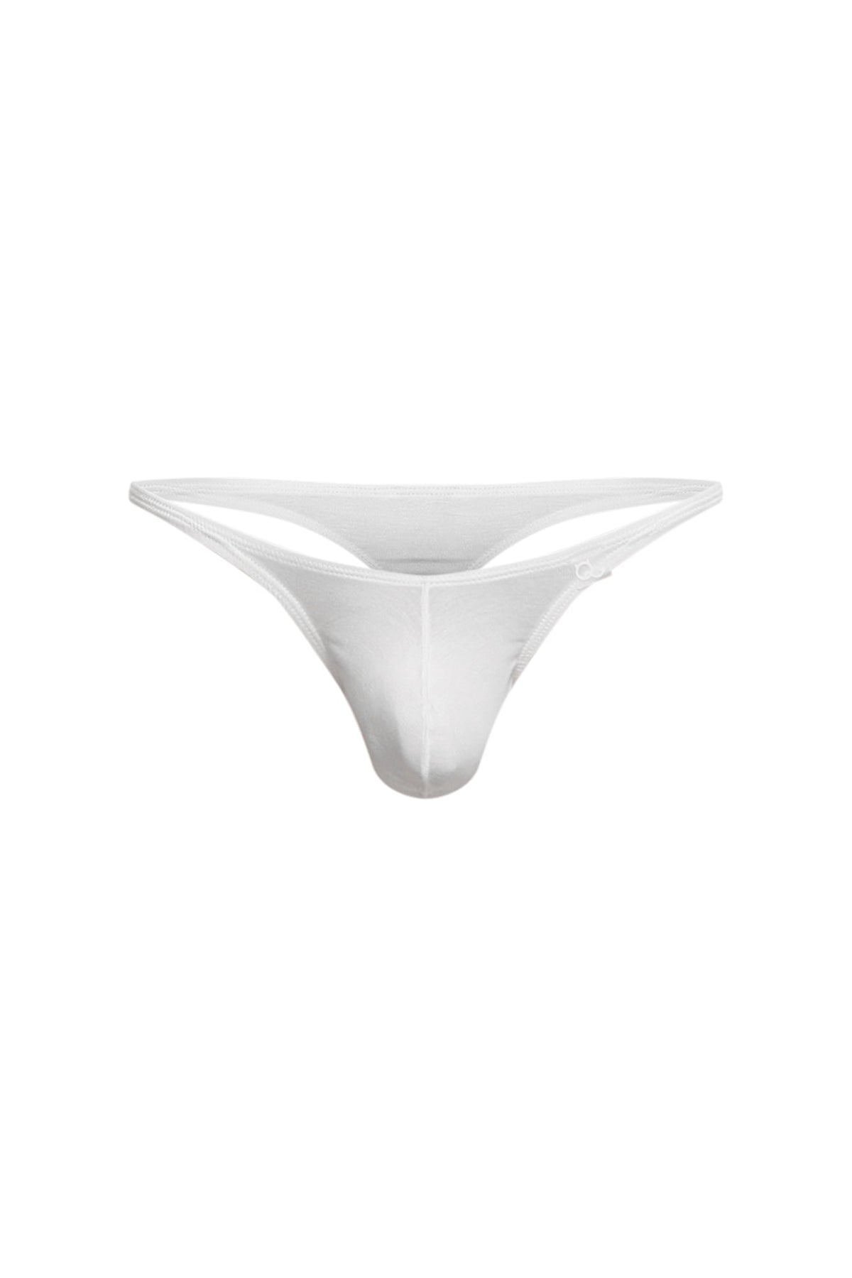 PetitQ Men's Thong Bram Bamboo White