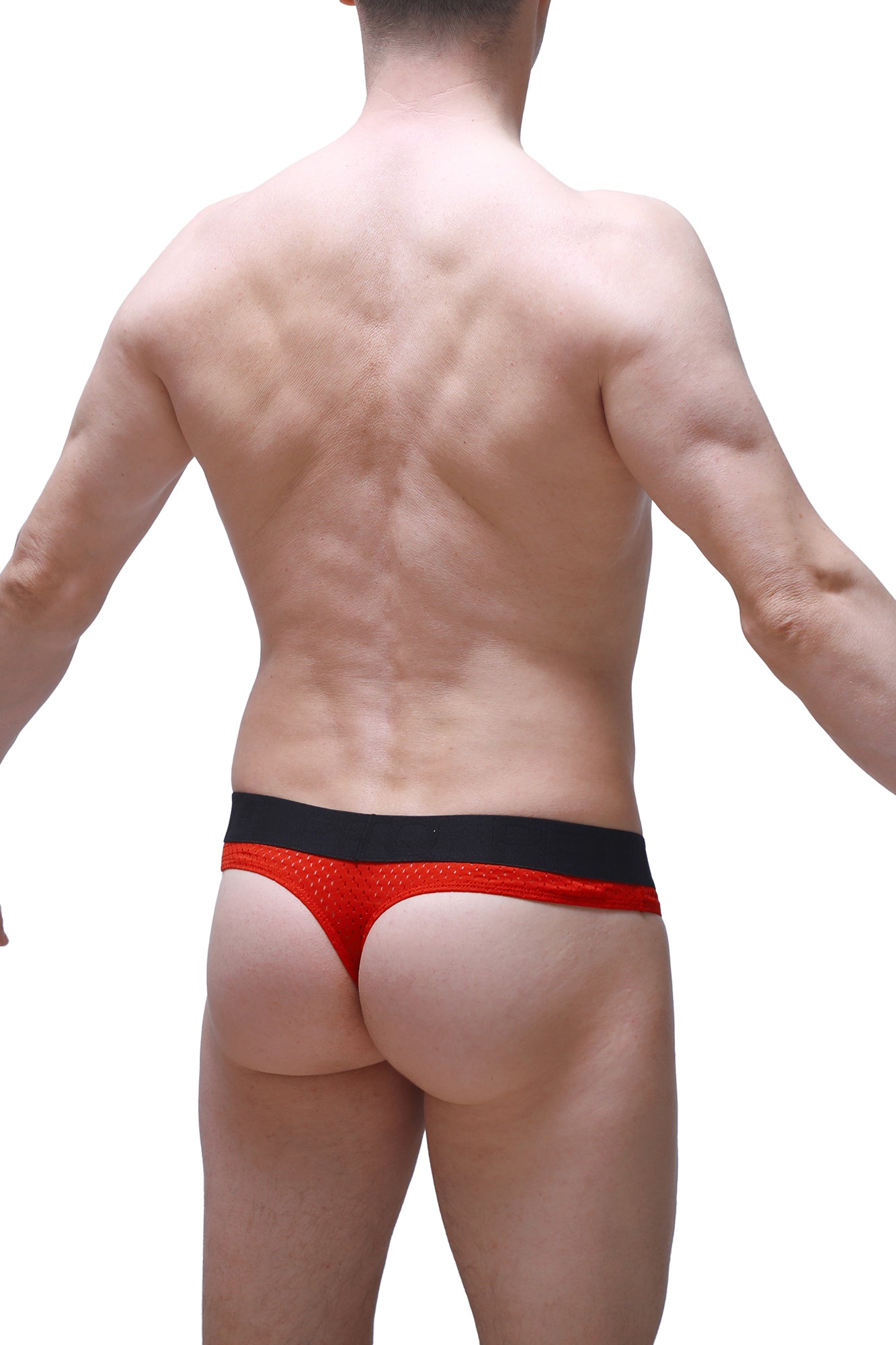 Tanga-Loch-Cockring Biene Rot
