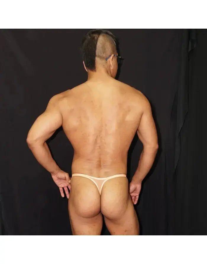 Arroyman Men's Thong Tulle Damask Underwear STN013M