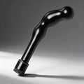 Trinity Men Ergo Prostate Vibe in sleek black, featuring a curved, ergonomic design against a gray background.