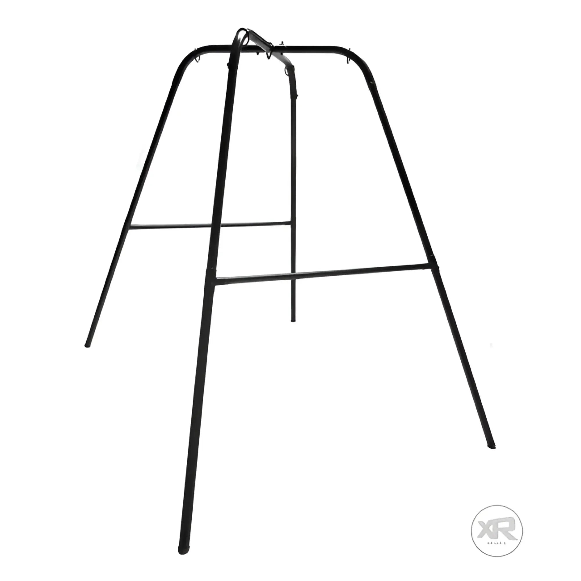 Trinity Vibes Trinity Sex Swing Stand: A black, sturdy metal A-frame swing stand shown against a white background.