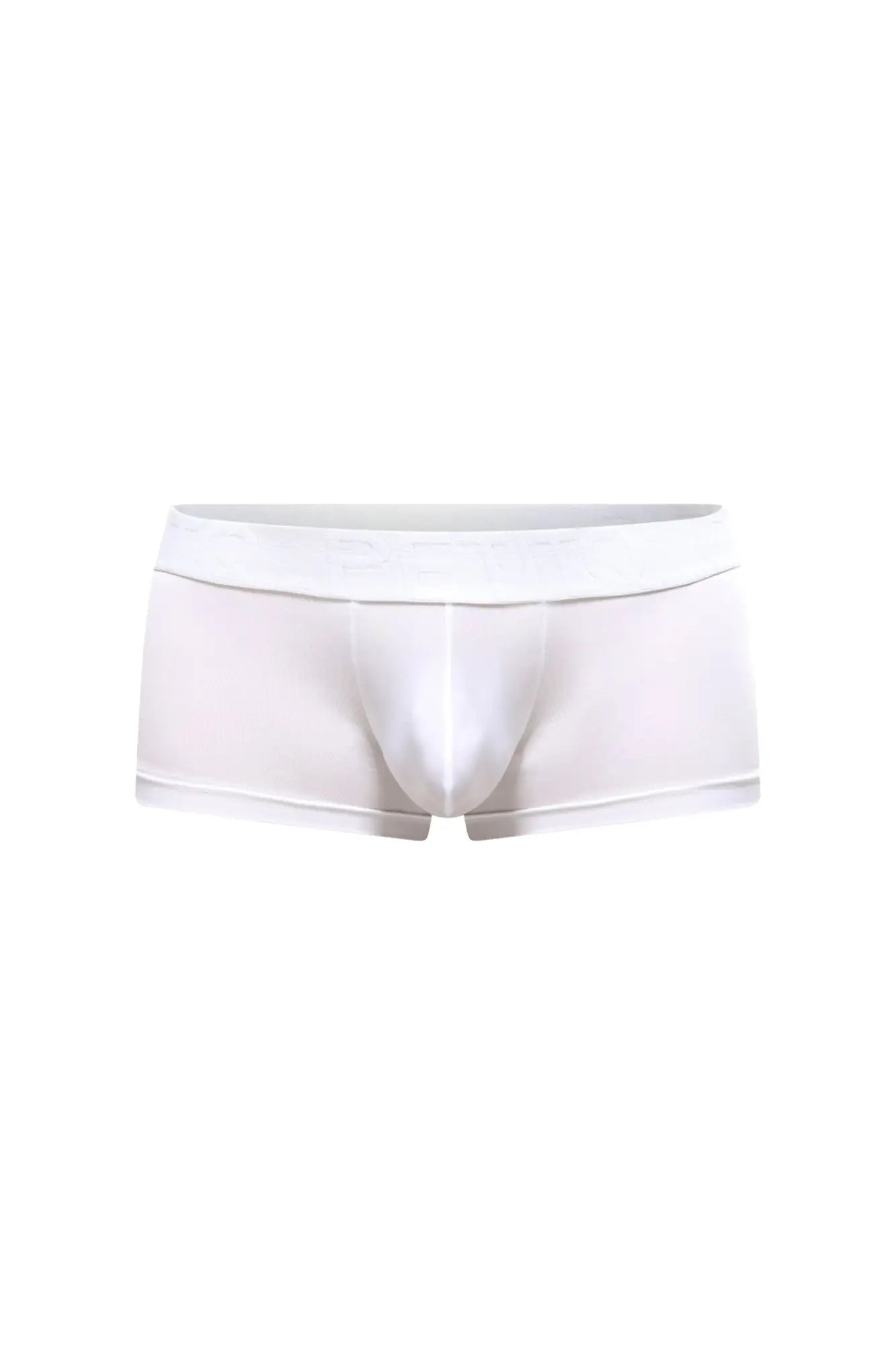 White men’s briefs trunk reotier plum white with smooth form-fitting design and elastic waistband for comfortable wear