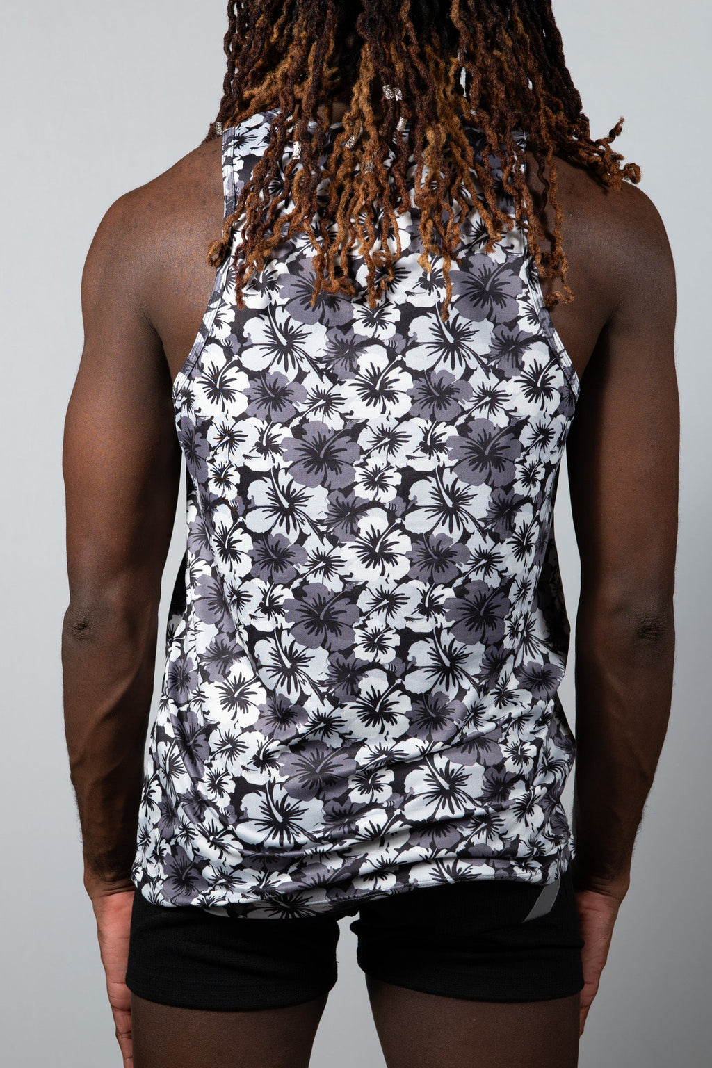 Hawaiin Hibiscus Print Tank