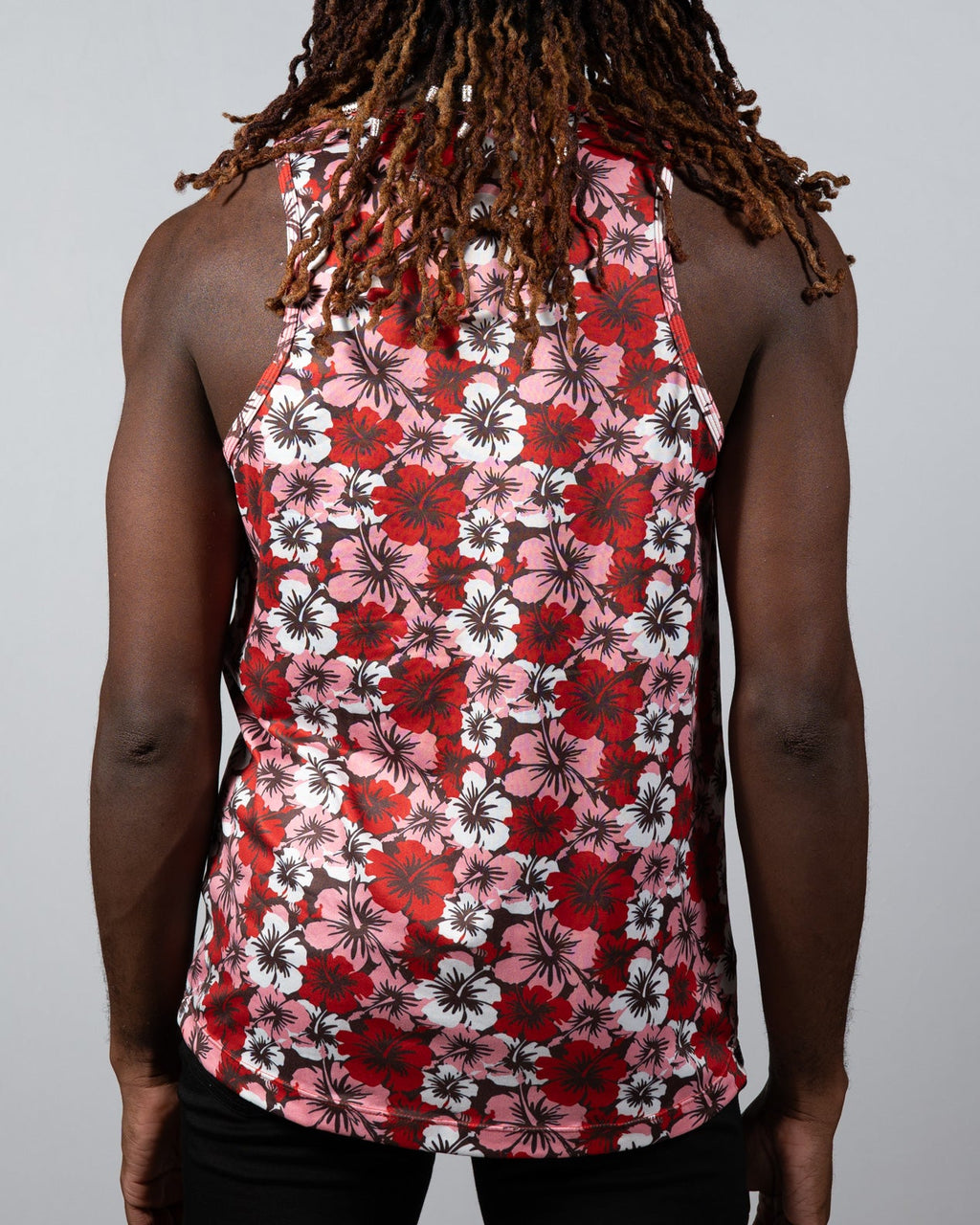 Hawaiin Hibiscus Print Tank
