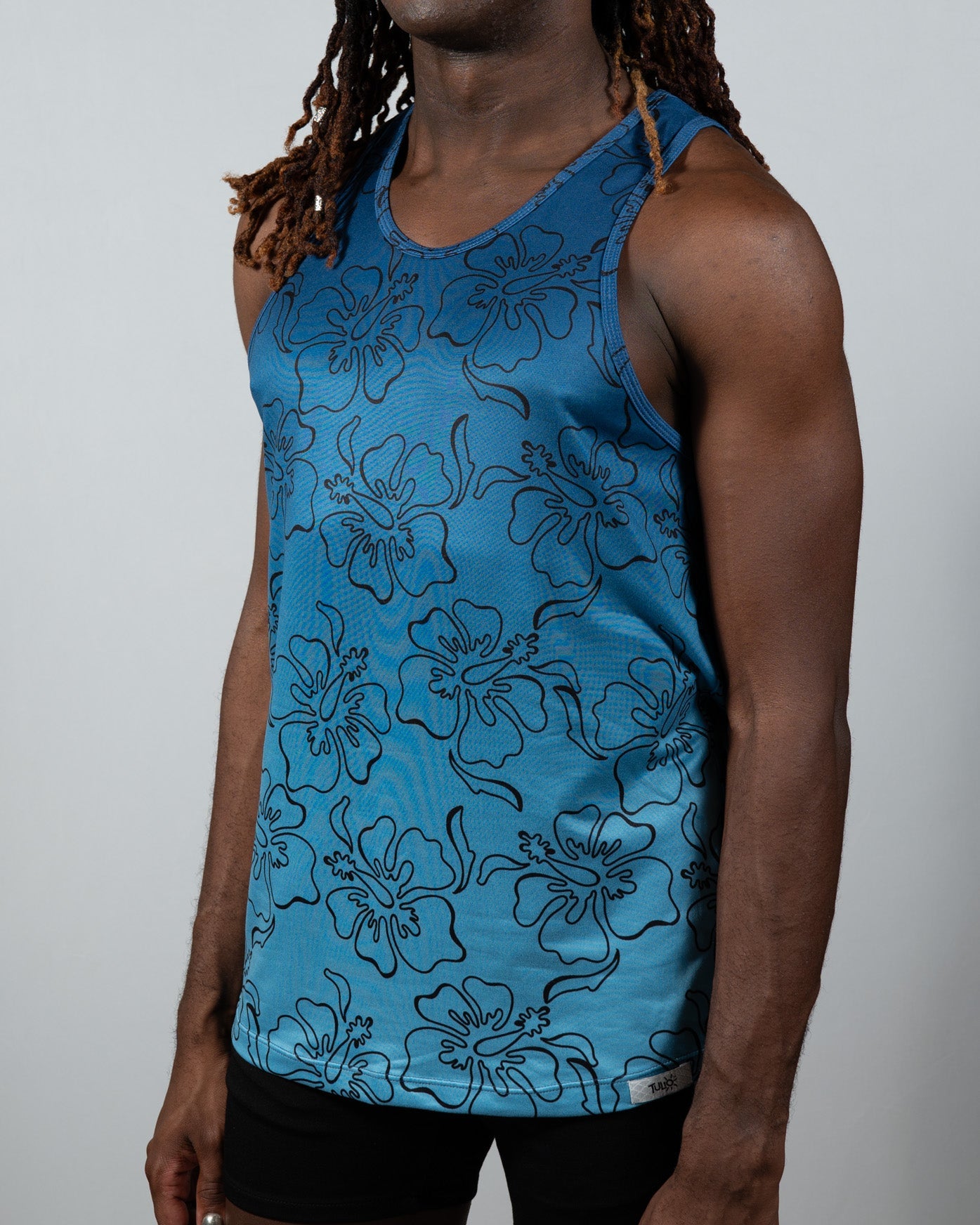 Hibiscus Ombre Print Tank