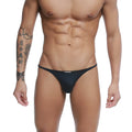 Black ustation thong bikini with sleek form-fitting design in u-station me bikini black u0032-001 product image