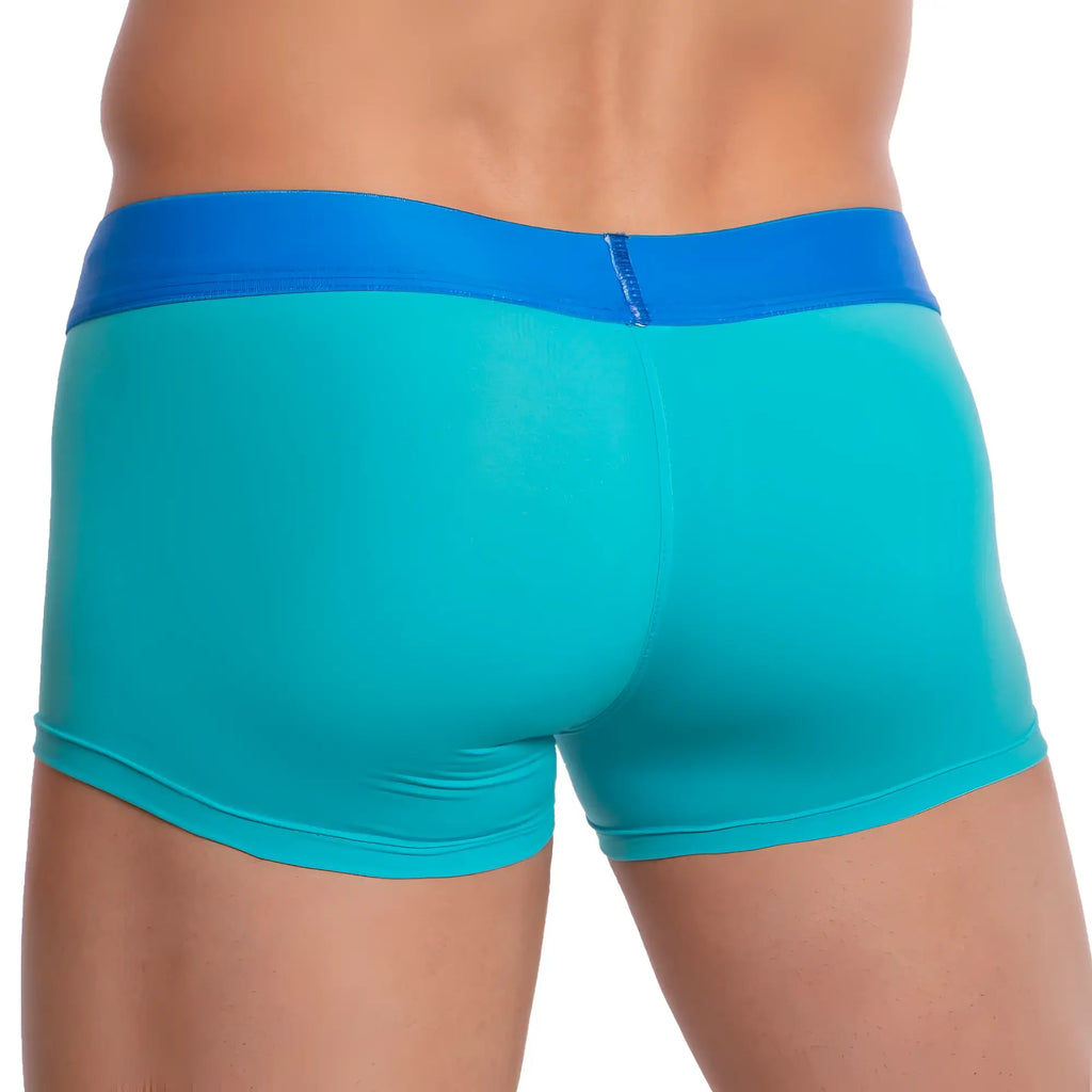 Udp UDG003 boxer trunk turquoise and blue men’s briefs with a smooth form-fitting design for comfortable wear