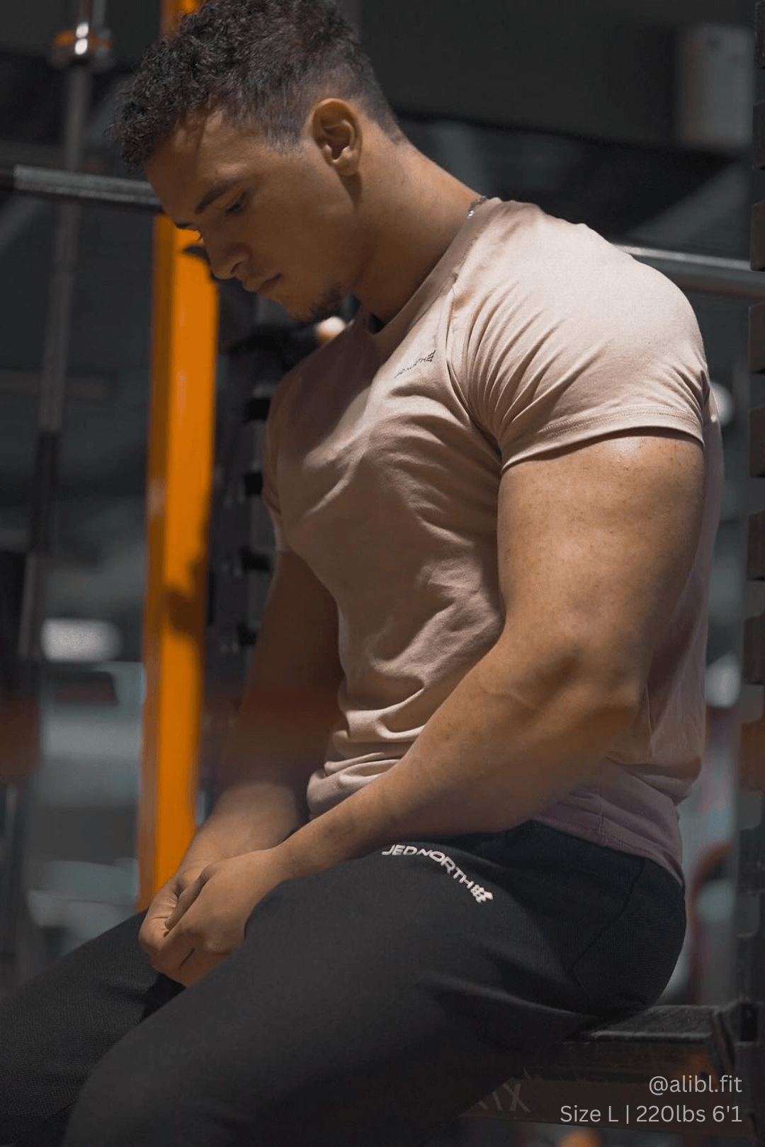 Jed North Titan 2.0 Muscle-Fit T-Shirt - Lachs