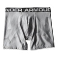 Gray under armour original 6in boxerjock boxer brief with geometric pattern and black waistband size xs