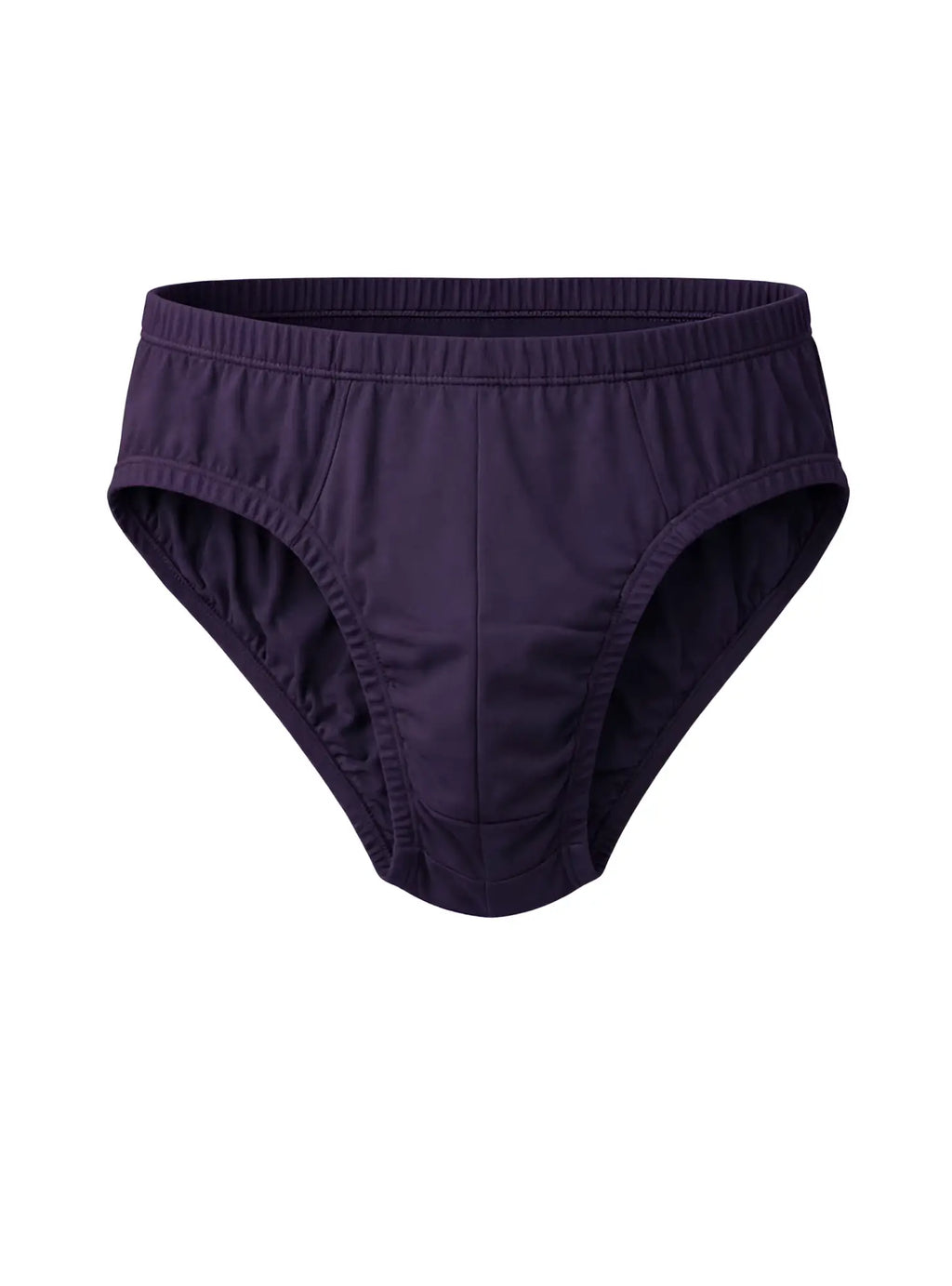 Undergear contour basic brief dark purple men’s briefs with smooth elastic waistband and tailored fit