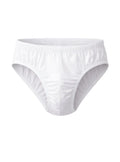 Undergear contour basic brief white cotton seamless briefs with elastic waistband for everyday comfort
