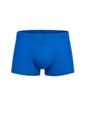 Bright blue essential trunk men’s boxer briefs with smooth seamless fabric and contoured design for comfort