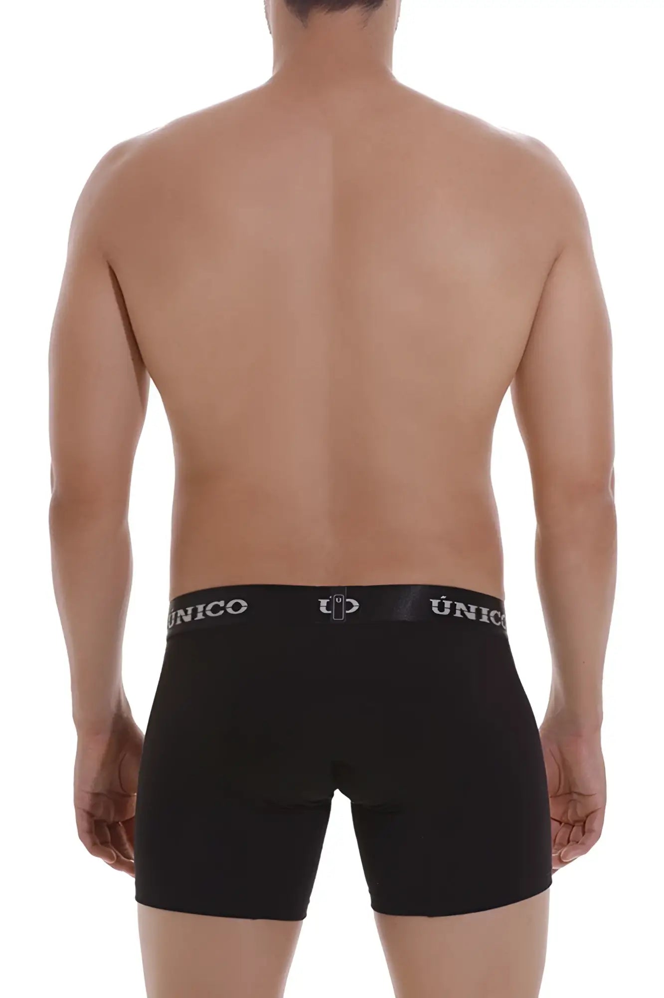 Black unico 22120100203 intenso a22 boxer briefs with sleek fitted design and branded waistband in color 99 black