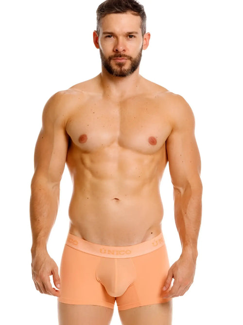 Orange unico premium briefs classic trunks in apricot with smooth form-fitting design for support and style