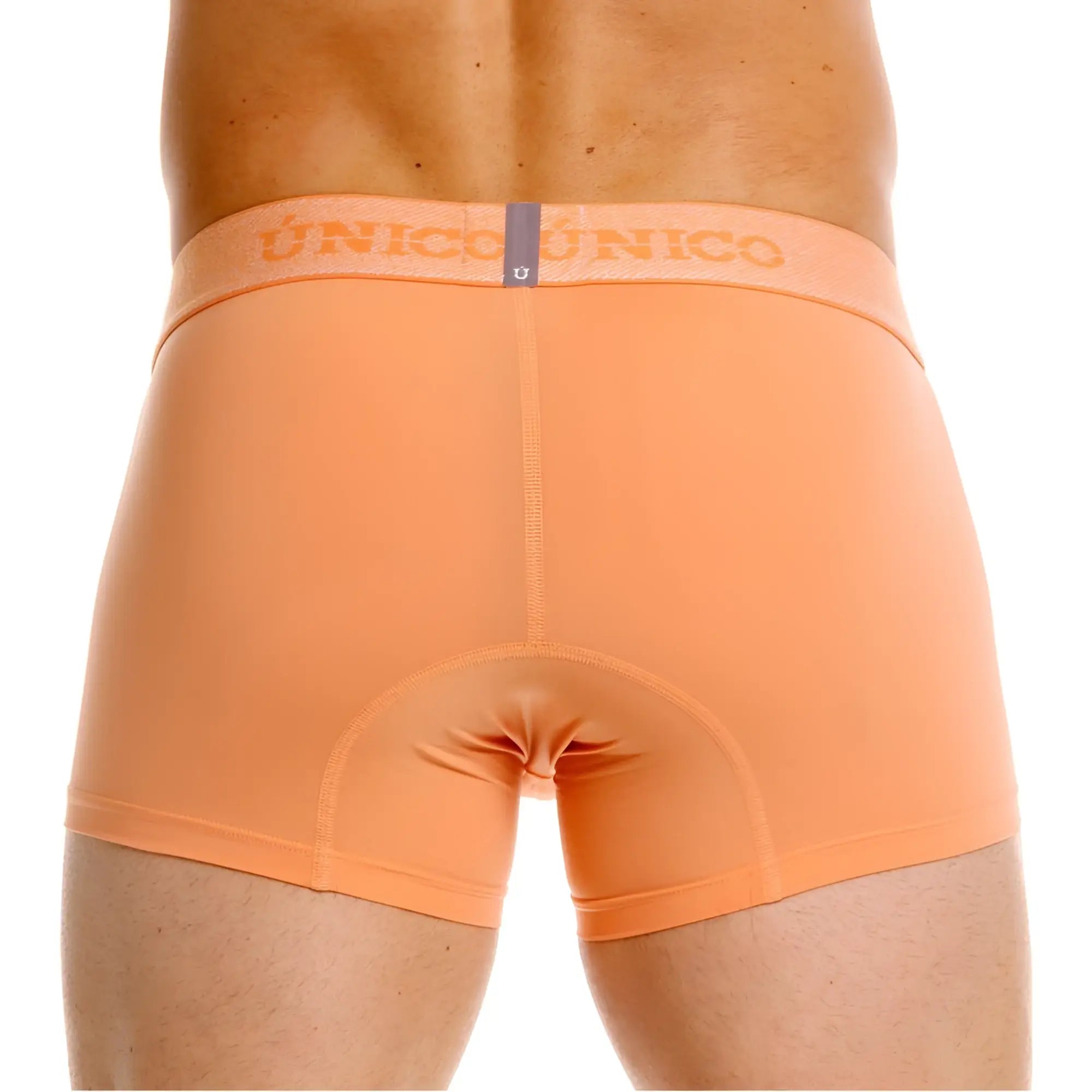 Unico 26040100122 Classic trunks apricot briefs with subtle textured waistband and reinforced stitching for premium support