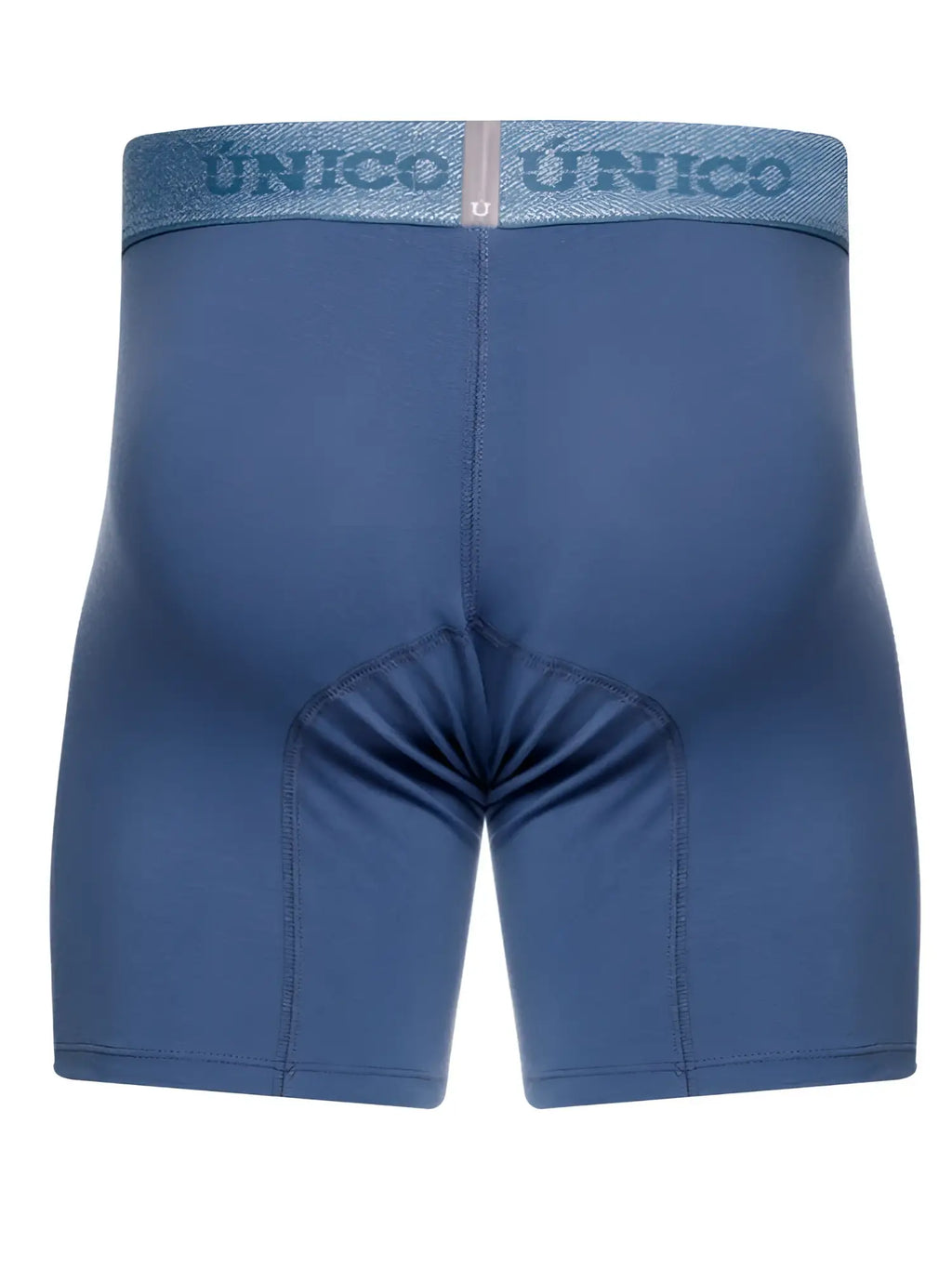 Teal unico 26040100217 classic men’s boxer briefs with textured waistband and reinforced stitching for premium comfort
