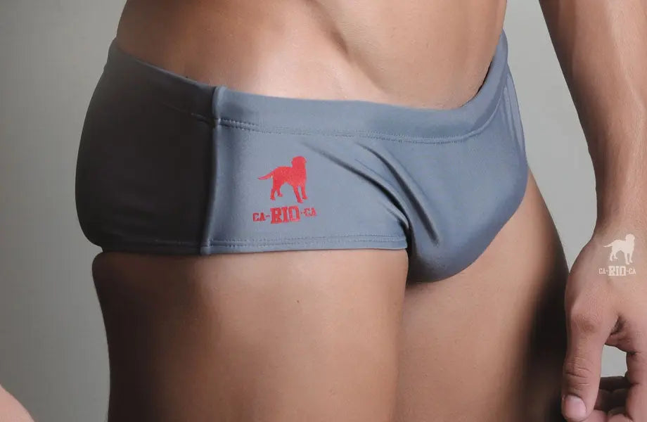 CA-RIO-CA Low Rise Solids Cut Sunga – Herrenbadehose