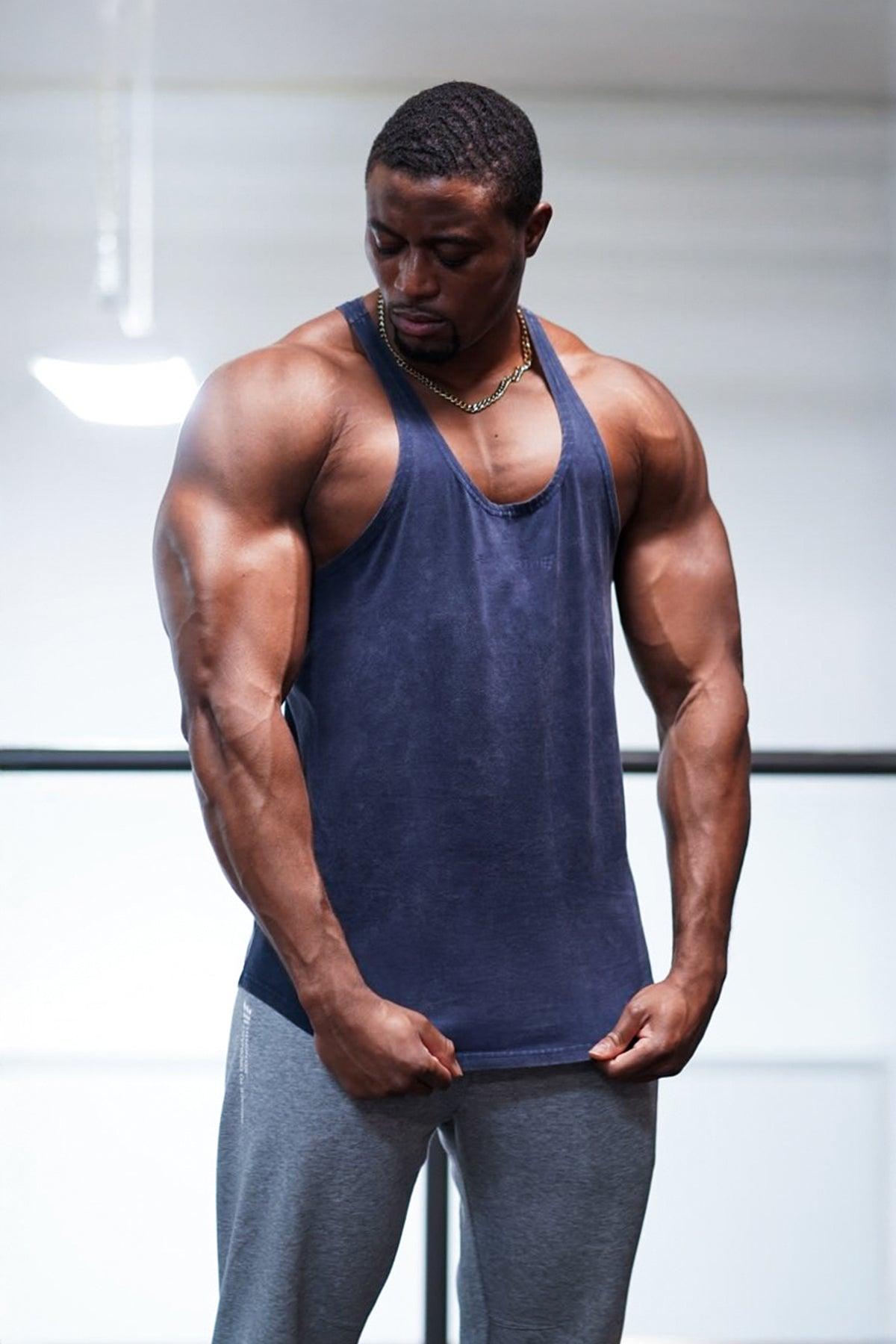 Jed North Classic Vintage Washed Racerback Stringer - Navy