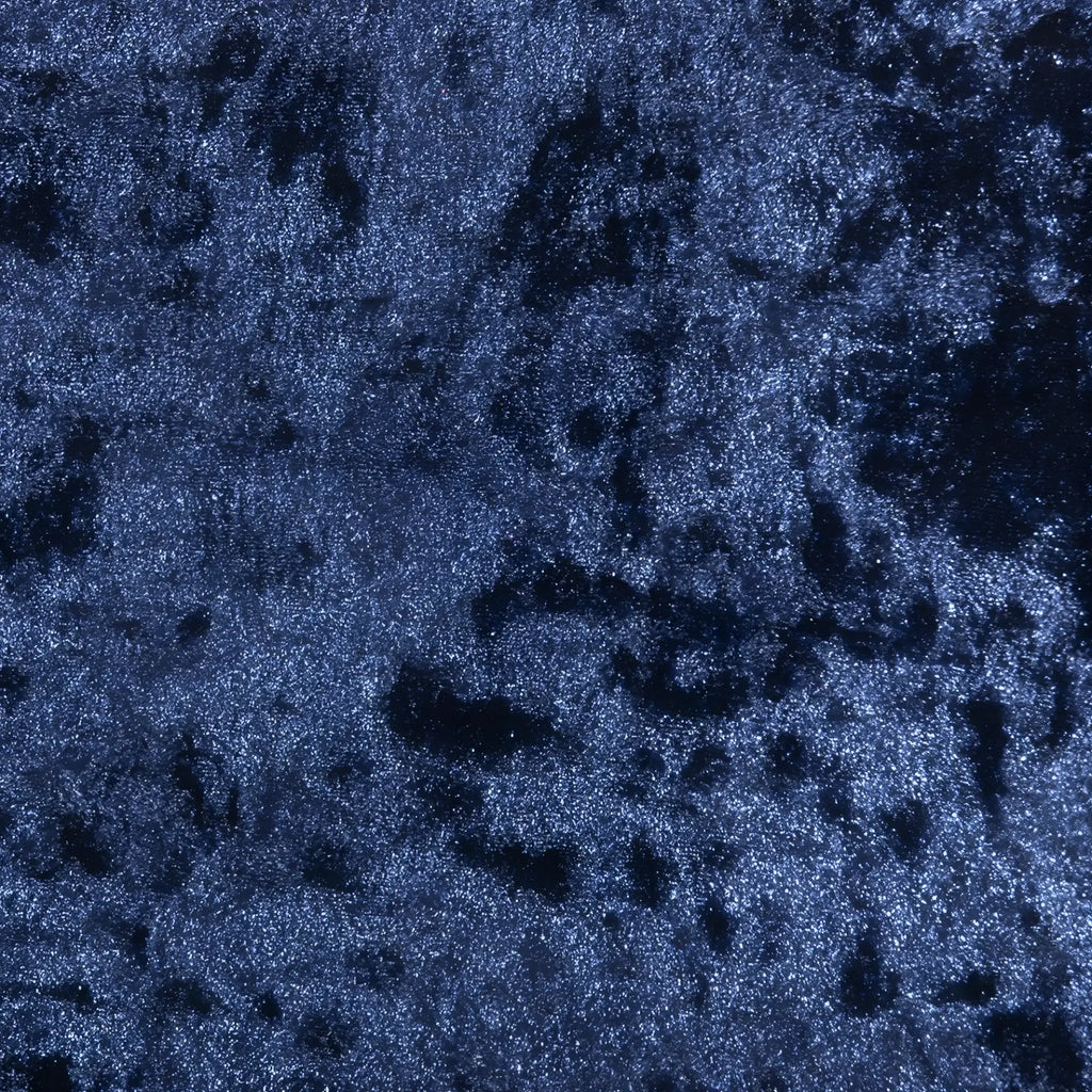 Deep blue velvet shady tank top with shimmering textured fabric showcasing luxurious soft material