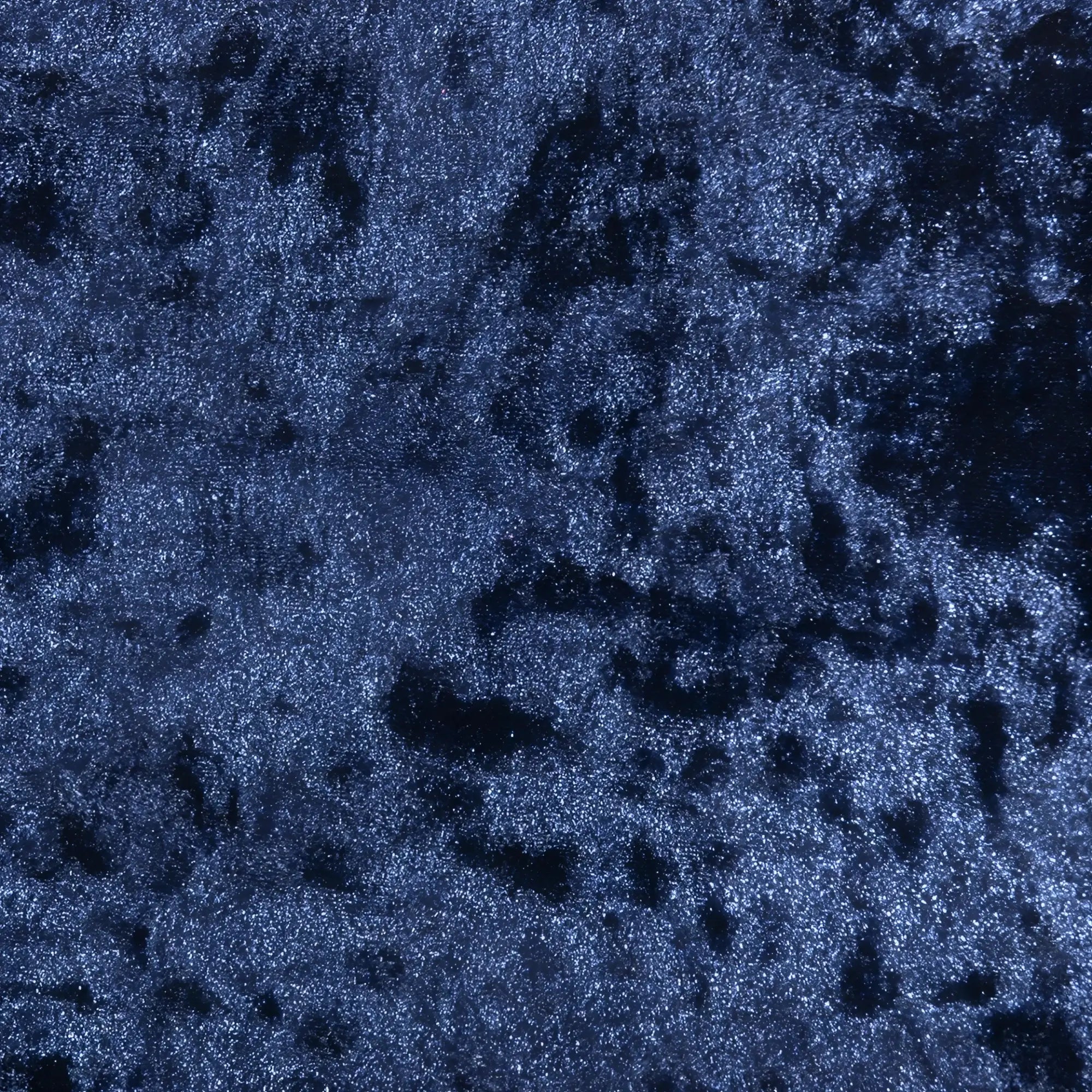 Deep blue velvet shady tank top with shimmering textured fabric showcasing luxurious soft material