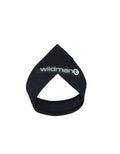 Black WildmanT The Lift fabric support strap with white logo branding on an angled front panel.