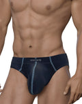 Blue Stitch Big Boy pouch brief with contrast stitching and Wildman logo on the waistband.