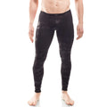 Wojoer black camouflage powernet insert compression leggings pants made of breathable fabric size XL shown from the back