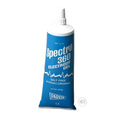 Blue 8.5oz tube of Spectra 360 Electrode Gel by XR Brands, upright with white cap, isolated on a white background.