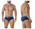 Navy xtremen 41316 microfiber briefs for men with white xtrem branding on the waistband
