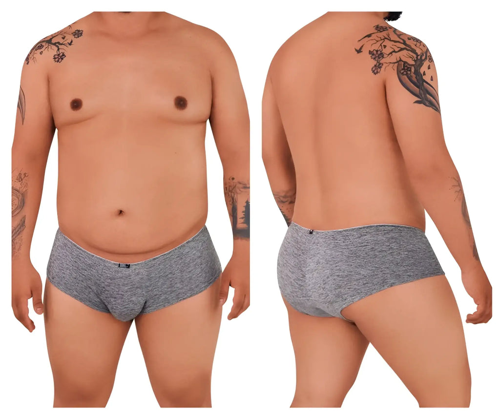 Xtremen 91103x microfiber trunks in jasper gray with subtle textured fabric and small brand tag at waistband