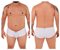 Xtremen 91103x microfiber white men’s briefs with subtle elastic waistband and minimalistic design