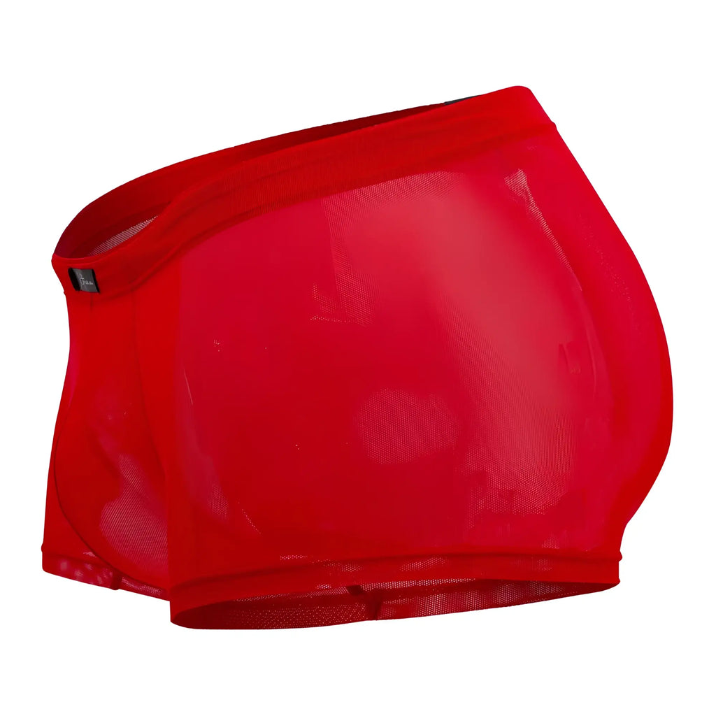 Red xtremen 91127 mesh trunks with snug form-fitting design made of breathable mesh fabric