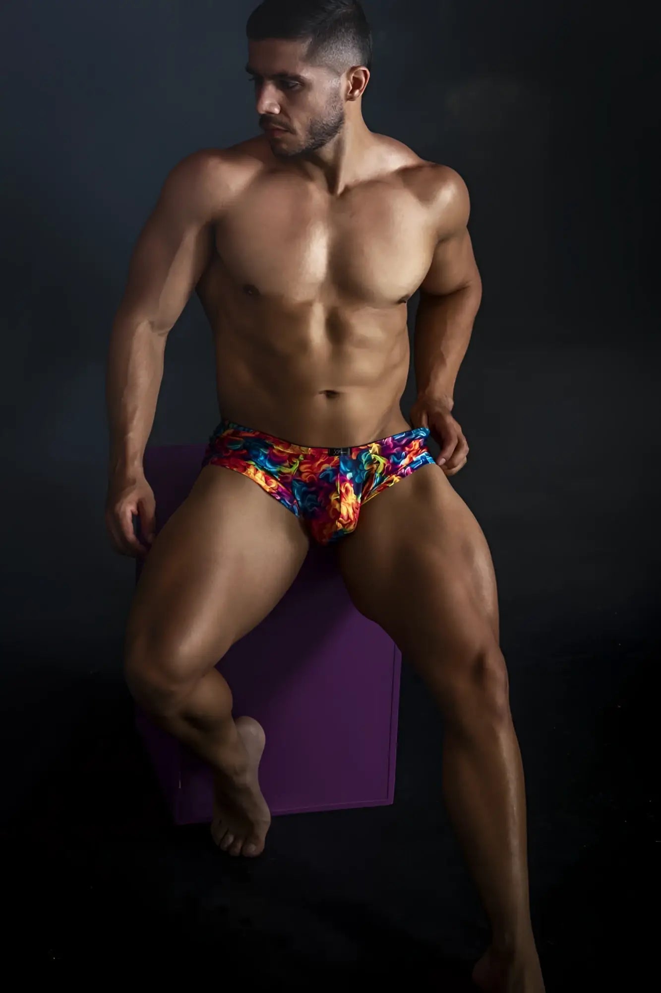 Xtremen 91170 printed trunks vibrant flame-patterned swim trunks in bold reds blues and yellows for active beach use