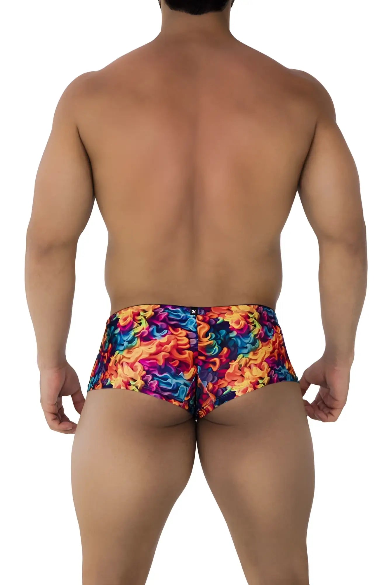 Xtremen 91170 printed trunks feature vibrant multicolored flame-patterned swim trunks with a bold design
