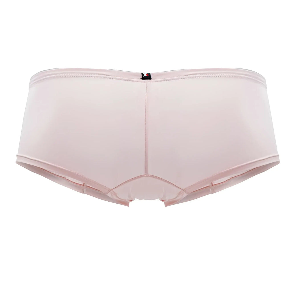 Xtremen 91181 microfiber trunks in soft pink with a subtle waistband and a small black logo at the center