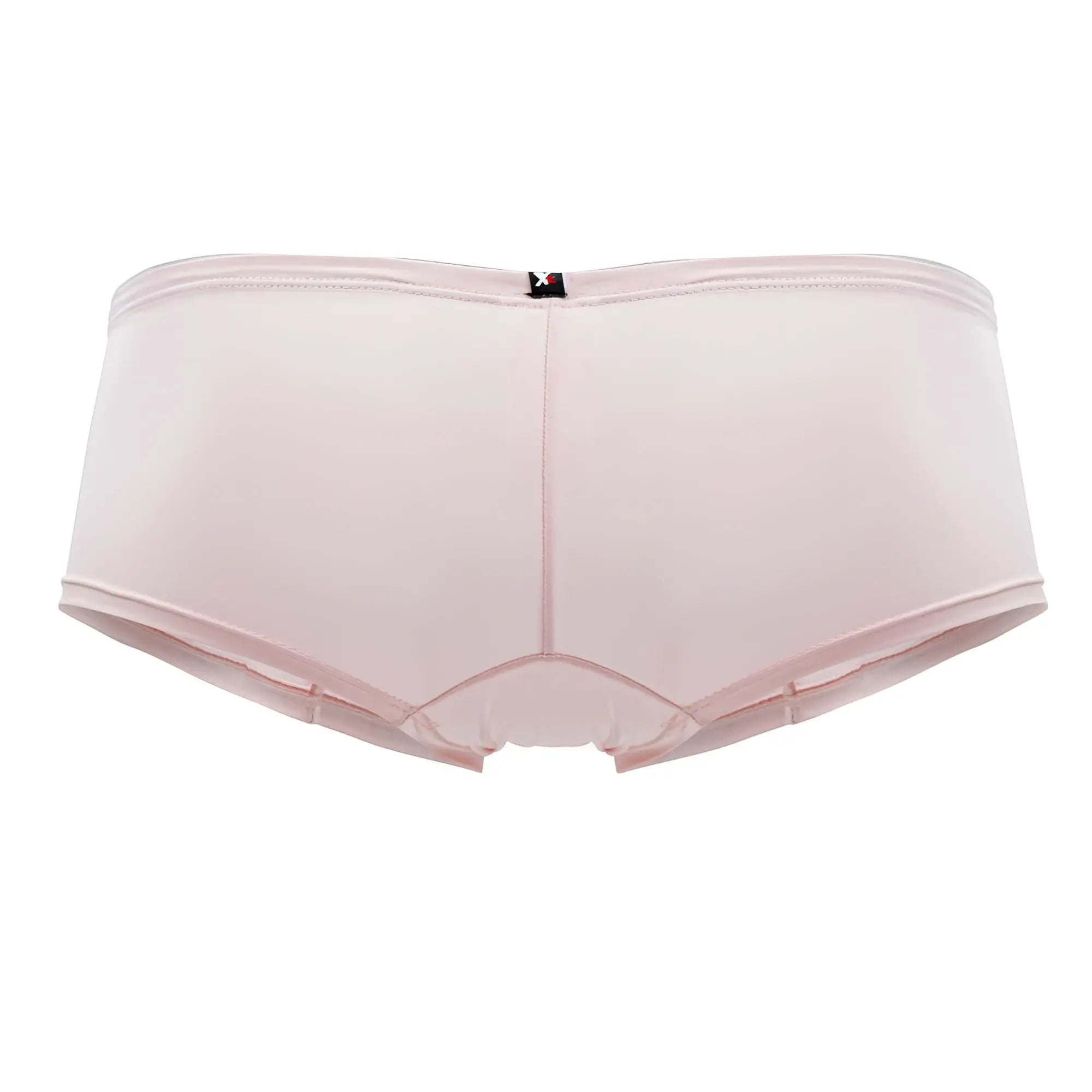 Xtremen 91181 microfiber trunks in soft pink with a subtle waistband and a small black logo at the center