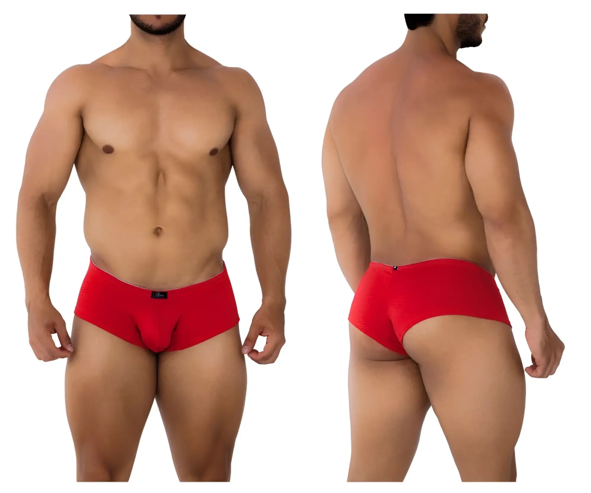 Xtremen 91190 jacquard red men’s briefs with snug fit and elastic waistband for comfortable support