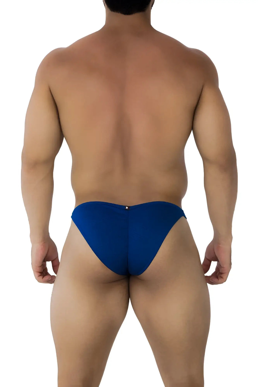Blue athletic briefs xtremen 91192 jacquard bikini in royal blue with sleek form-fitting design