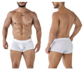 White xtremen 91209b microfiber trunks with subtle textured pattern and small logo on waistband