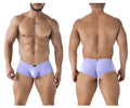 Xtremen 91219 microfiber lilac trunks featuring light purple form-fitting briefs with smooth fabric and subtle logo waistband