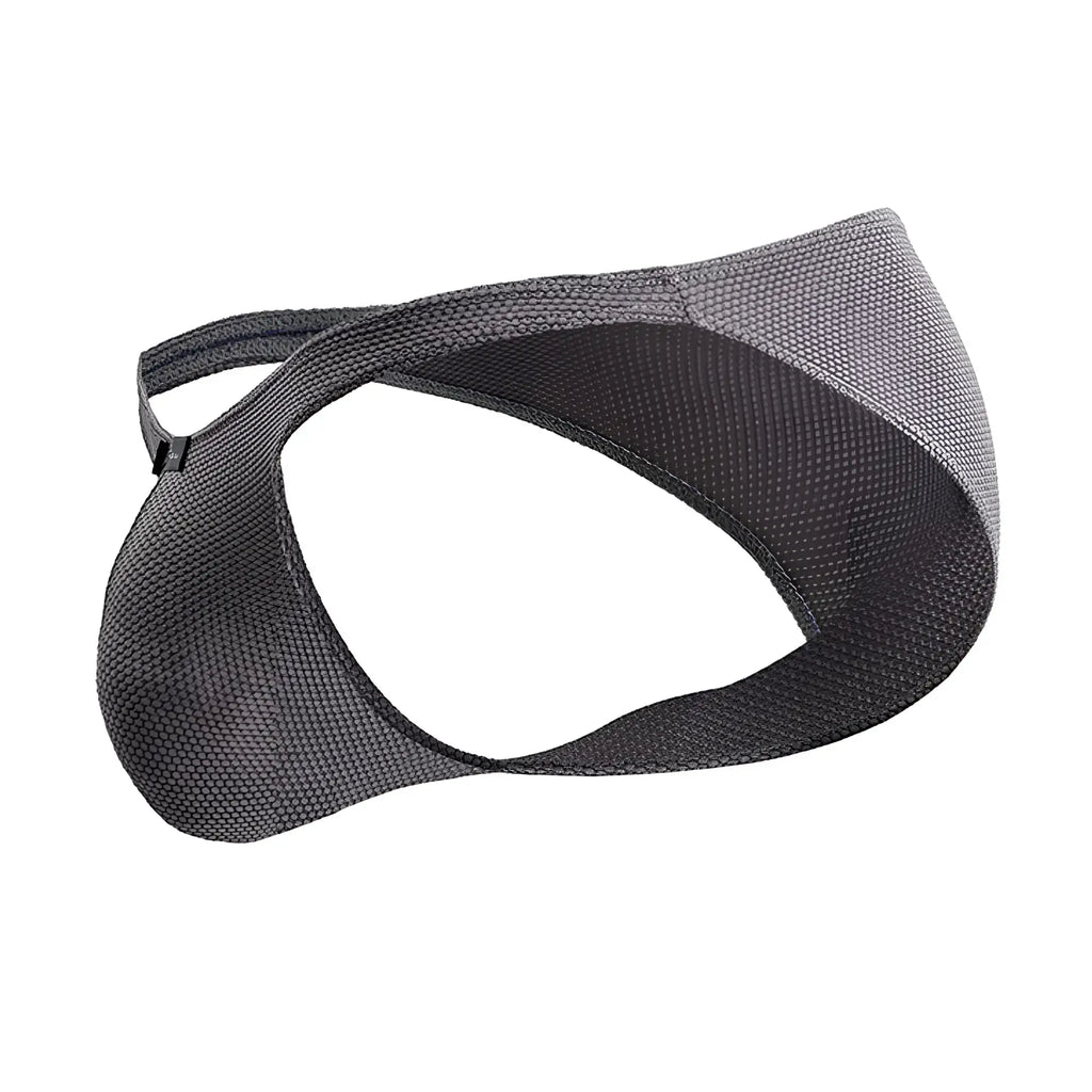 Gray xtremen 91224 microfiber bikini briefs with supportive contoured design for athletic use