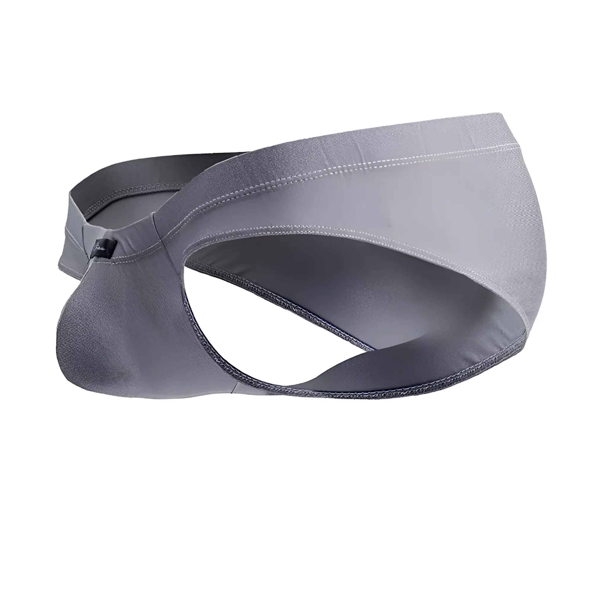 Gray xtremen 91233 microfiber briefs with smooth stretchy fabric and contoured design for comfortable fit