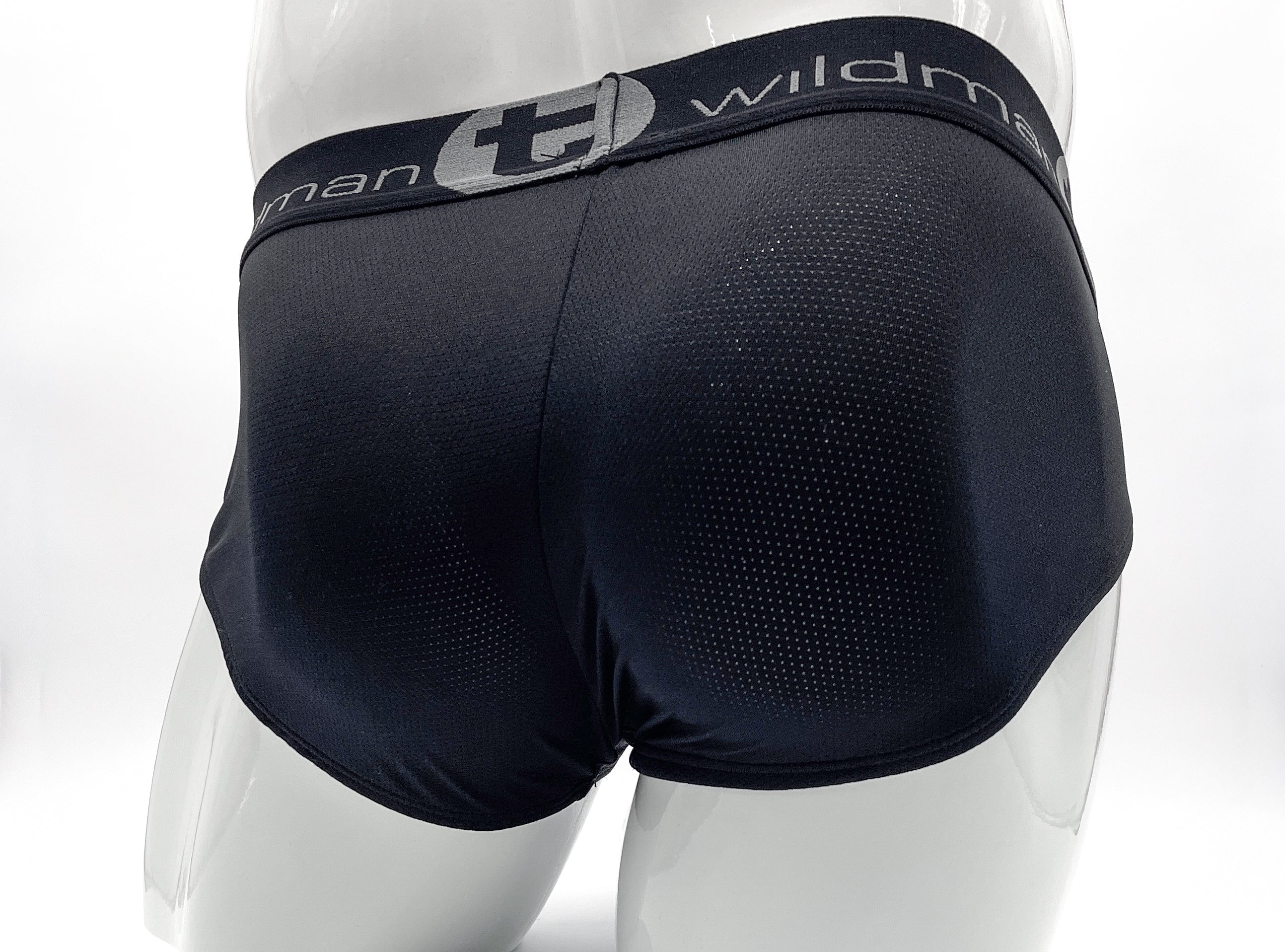 WildmanT Mesh Big Boy Pouch Brief Black - DealByEthan.gay