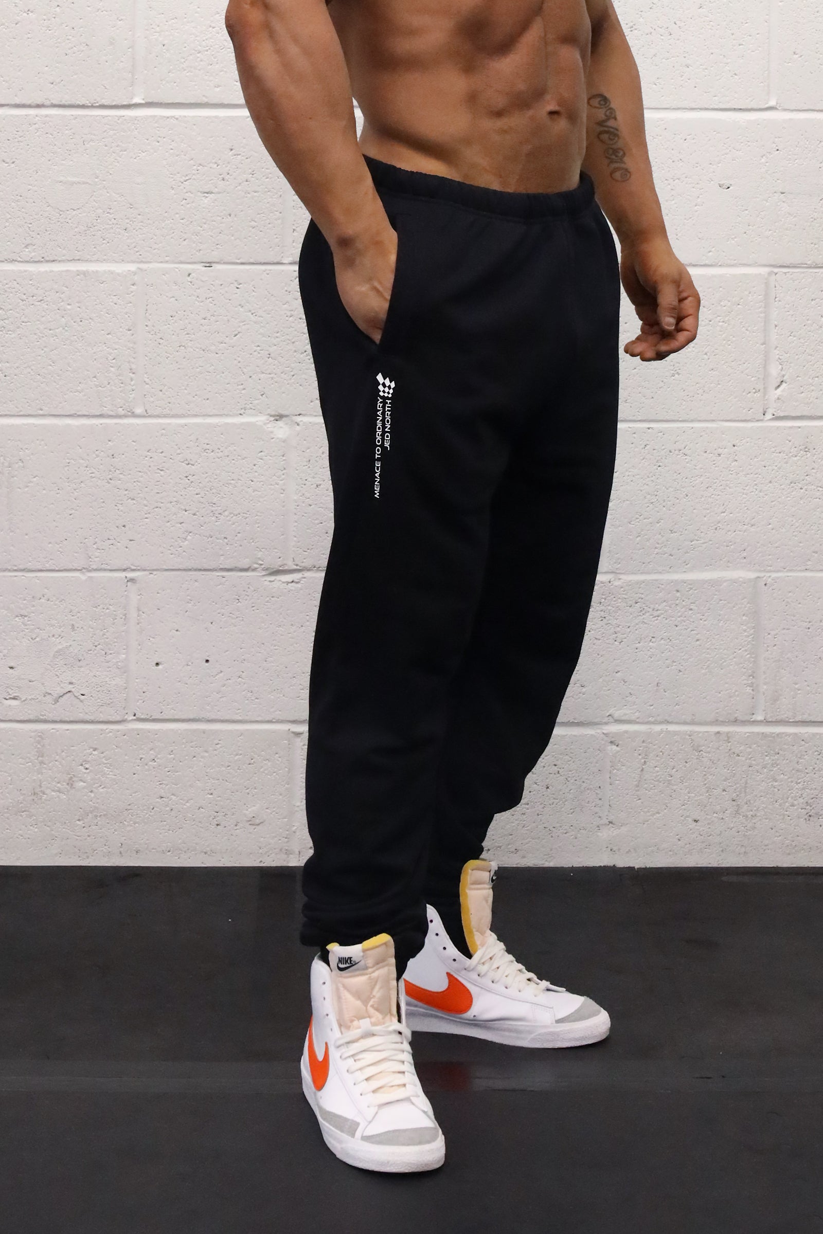 All Or Nothing French Terry Joggers - Black