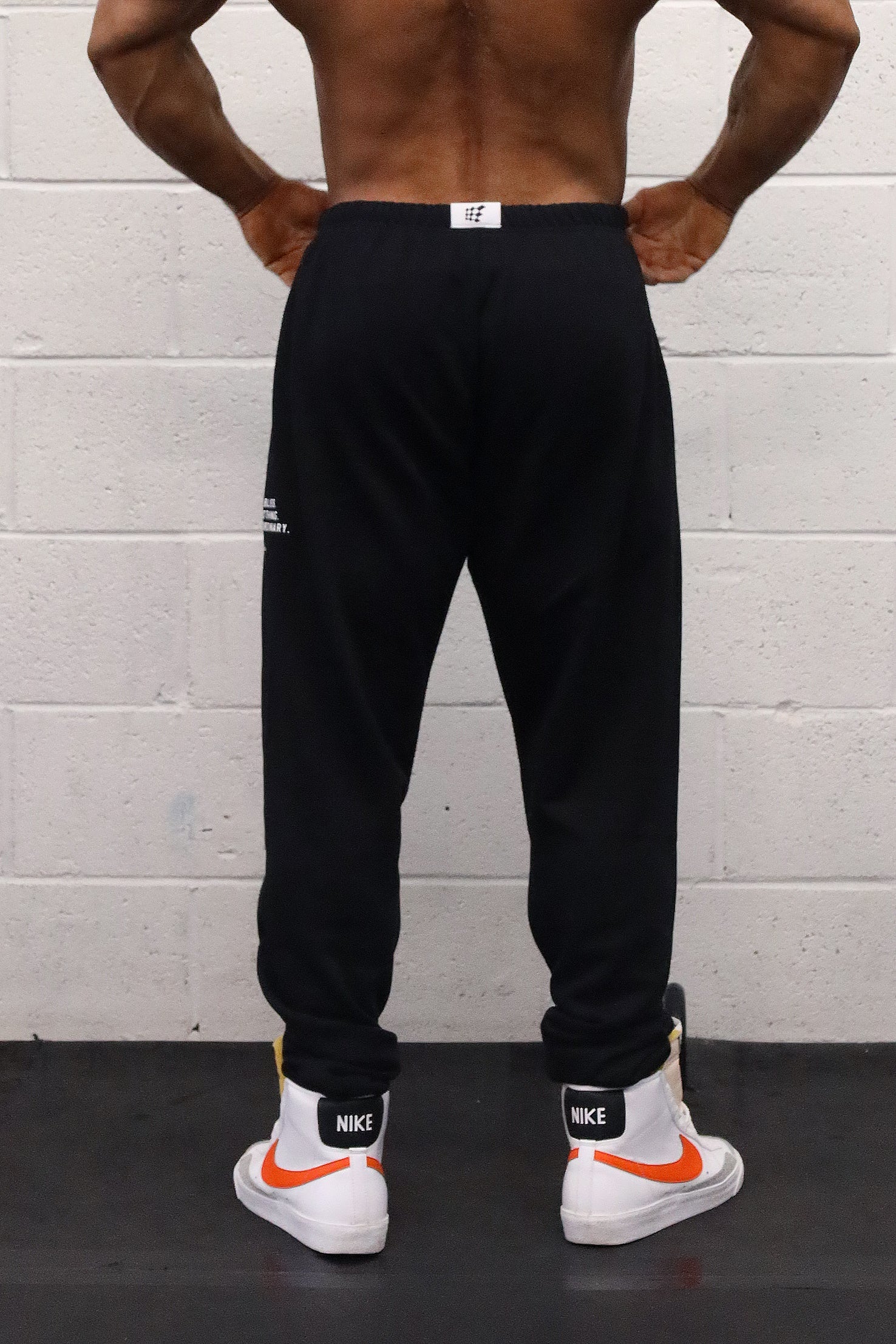 All Or Nothing French Terry Joggers - Black