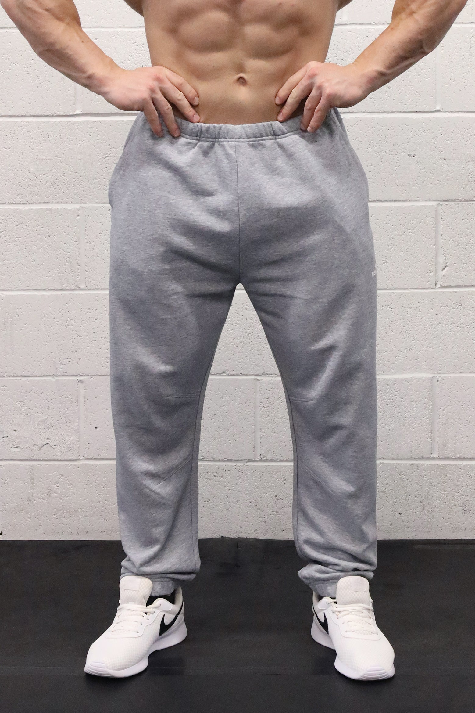 All Or Nothing French Terry Joggers - Light Gray