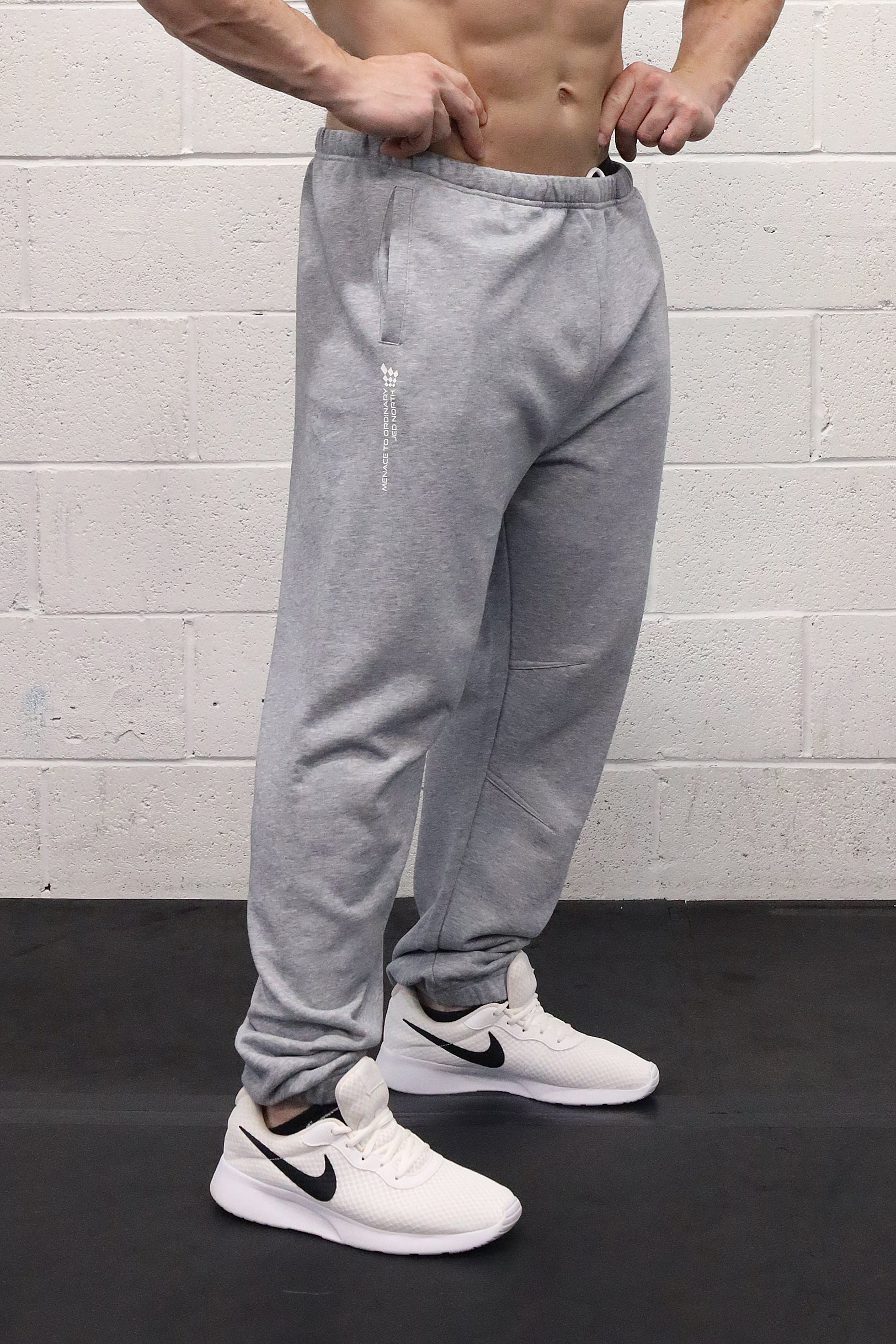 All Or Nothing French Terry Joggers - Light Gray