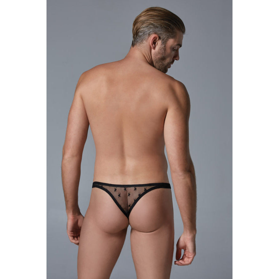 Luca Star Men's Sheer Thong - DealByEthan.gay