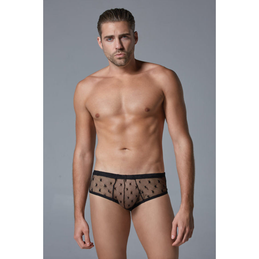 Luca Star Men's Ultra Sheer Briefs - DealByEthan.gay